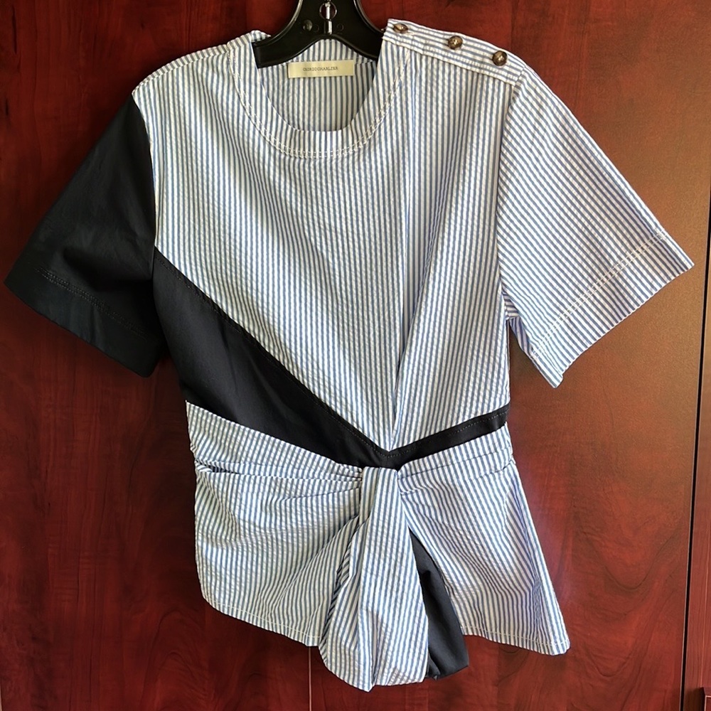 NWT Cedric Charlier Blouse / Size 42